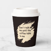 Papierkaffeetasse Pappbecher (Rückseite)