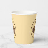 Papierkaffeetasse Pappbecher (Rechts)