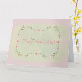 PAPIERKARTE KARTE (Gelbe Blume)