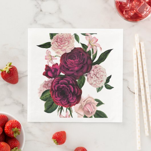 Papierkatzen, Standardessen, Serviette (Beispiel)