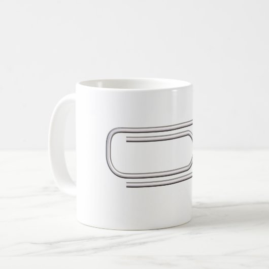 Papierklammer Kaffeetasse (Vorderseite Links)