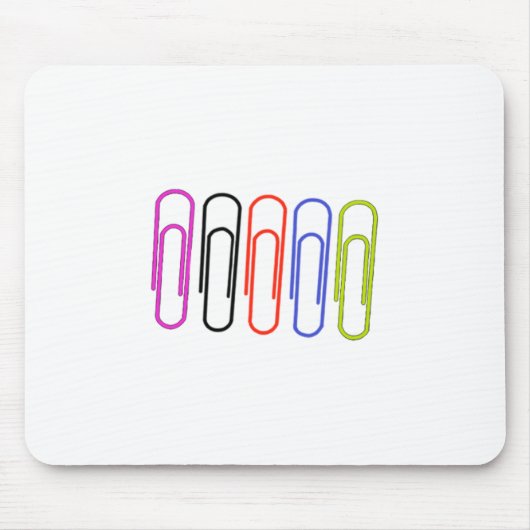 Papierklammer Mousepad (Vorne)