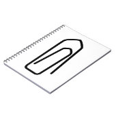 Papierklammer Notizblock (Linke Seite)