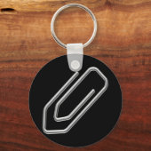 Papierklammer Schlüsselanhänger (Vorderseite)