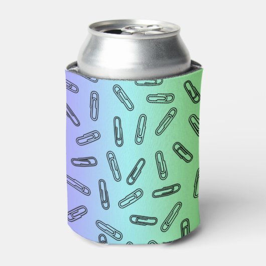 Papierklammern Dosenkühler (Kanne Vorderseite)