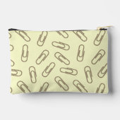 Papierklammern Muster personalisiert Stift Zubehörtasche (Rückseite)