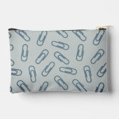 Papierklammern Muster personalisiert Stift Zubehörtasche (Rückseite)