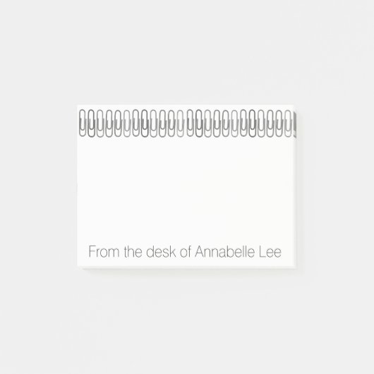 Papierklammern Post-it Klebezettel (Vorderseite)