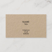 Papierklammern Visitenkarte (Rückseite)