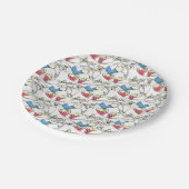 Papierkorb-Teller Pappteller (Schrägansicht)