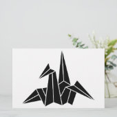 Papierkran Briefpapier (Stehend Vorderseite)