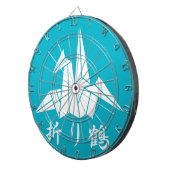 Papierkran Dartscheibe (Vorderseite rechts)