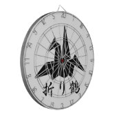 Papierkran Dartscheibe (Vorderseite Links)