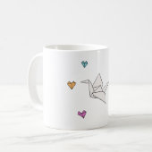Papierkran Kaffeetasse (Vorderseite Links)