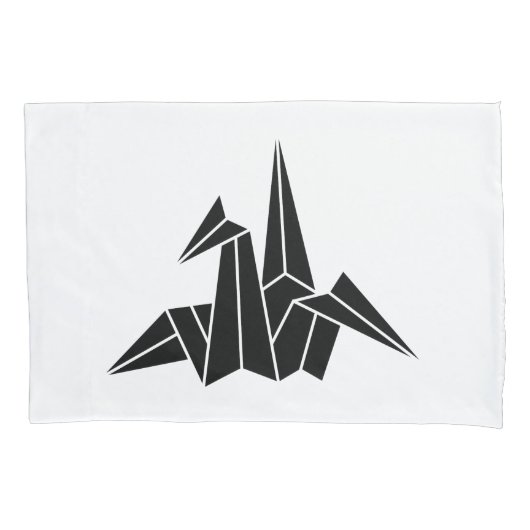 Papierkran Kissenbezug (Vorderseite)