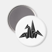 Papierkran Magnet (Vorderseite/Rückseite)