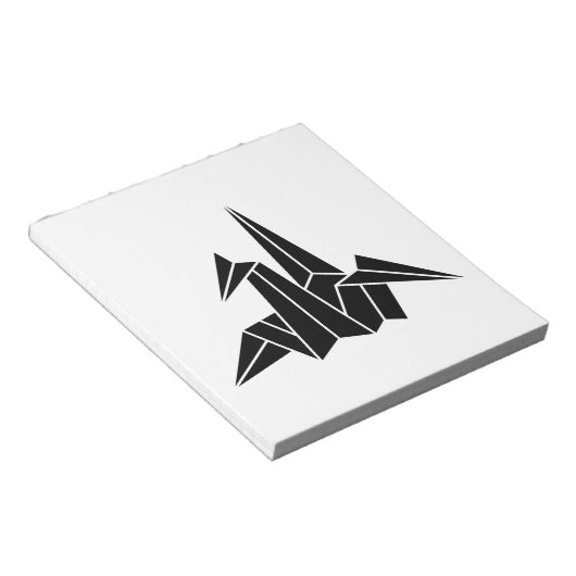 Papierkran Notizblock (angewinkelt)