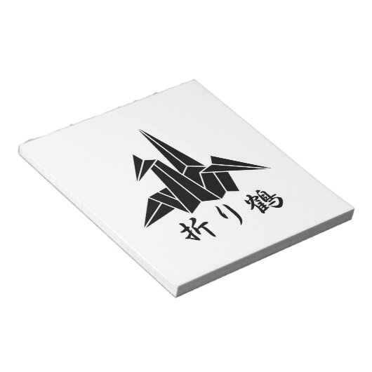 Papierkran Notizblock (angewinkelt)