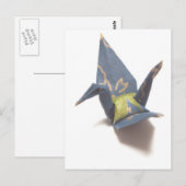 Papierkran Postkarte (Vorne/Hinten)