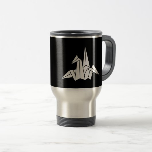 Papierkran Reisebecher (VorderseiteRechts)