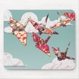 Papierkräne Mousepad