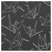 Papierkräne Stoff (Nahaufnahme)