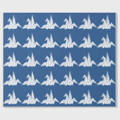 Papierkranich Geschenkpapier (Flach)