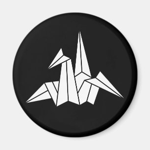 Papierkranich Magnet