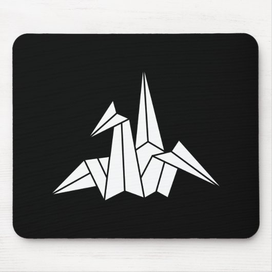 Papierkranich Mousepad (Vorne)
