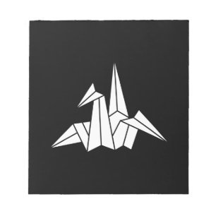 Papierkranich Notizblock