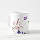 Papierkranichgarten Kaffeetasse (Vorderseite Links)