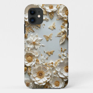 ✨ Papierkunst Bloom & Butterfly 🌸 Zartes Scherens Case-Mate iPhone Hülle