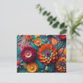 Papierkunst Postkarte (Stehend Vorderseite)