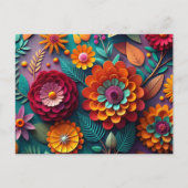 Papierkunst Postkarte (Vorderseite)