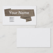 Papierkunst Visitenkarte (Vorne/Hinten)