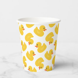 Papierkupplungen aus Kautschuk | Niedlich-Gelber D Pappbecher