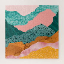 Papierlandschaft, gerippt, gerissene Kanten, Grünt