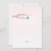 Papierlaternen-Einladung Einladung (Rückseite)