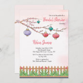 Papierlaternen-Einladung Einladung (Vorne/Hinten)