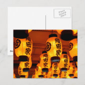 Papierläufe des Bansho-ji-Tempels, Nagoya, Japan Postkarte (Vorne/Hinten)