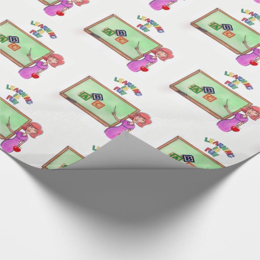 Papierlehrer Geschenkpapier (Ecke)