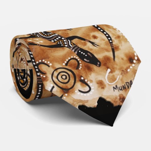 PapierLizards Krawatte (Gerollt)