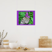 Papiermantel für Lila Blume Poster (Küche)