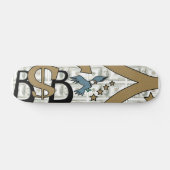 Papiermaschine/Brown/Grau Skateboard (Horizontal)