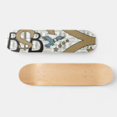 Papiermaschine/Brown/Grau Skateboard (Horizontal)