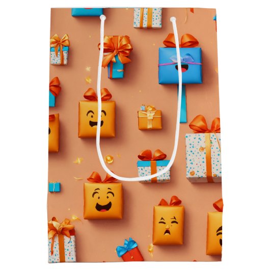 Papiermittelbeutel Mittlere Geschenktüte (Rückseite)