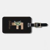 Papiermongramm F Gepäckstück Gepäckanhänger (Vorderseite horizontal)