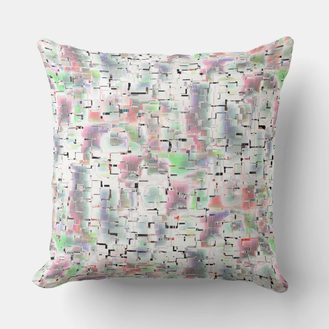 Papiermosaik in undurchsichtigen Farben und mit kl Kissen (Vorderseite)