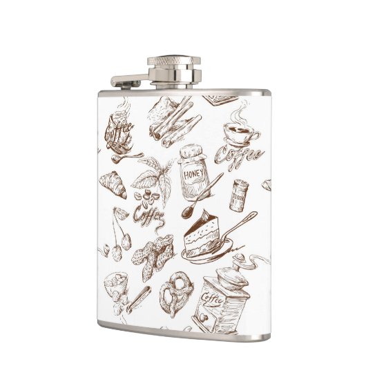 Papiermuster Flachmann (Links)