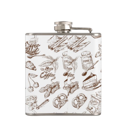 Papiermuster Flachmann (Rückseite)